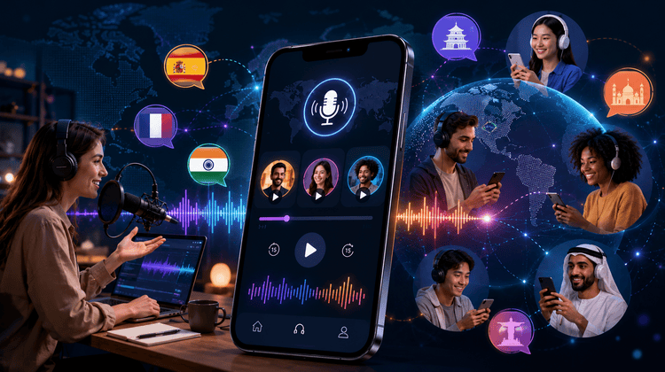 Multi-Language Podcast App Development