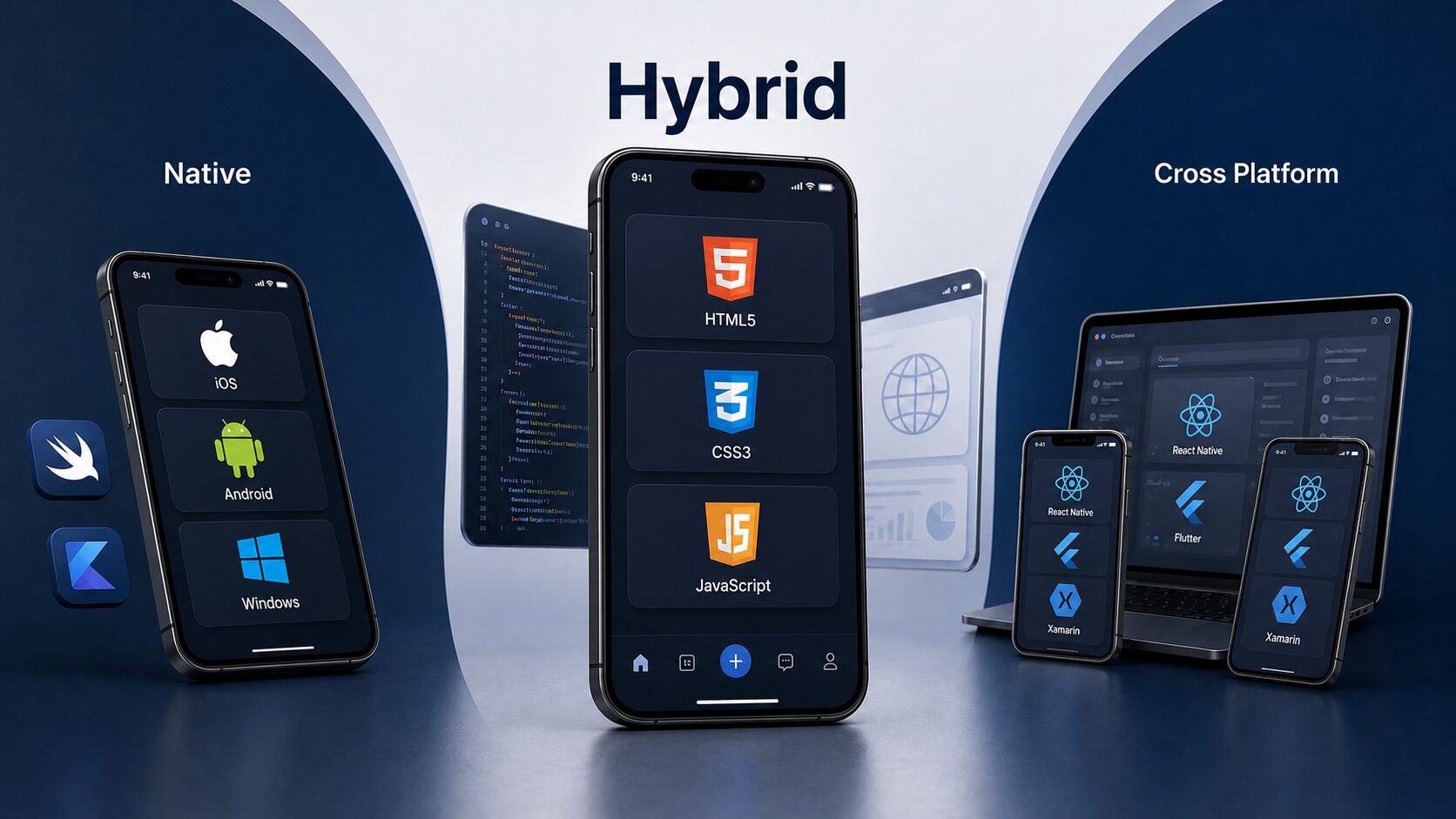 Hybrid App Development vs Native and Cross-Platform Apps