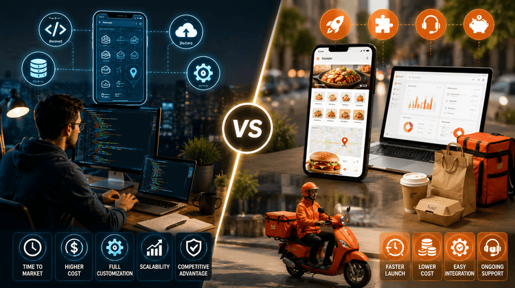  Custom Food Delivery App or Customize a Ready-Made Solution